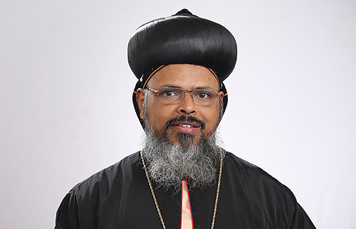 Portrait of H. G. Dr. Mathews Mar Thimothios Metropolitan, Metropolitan