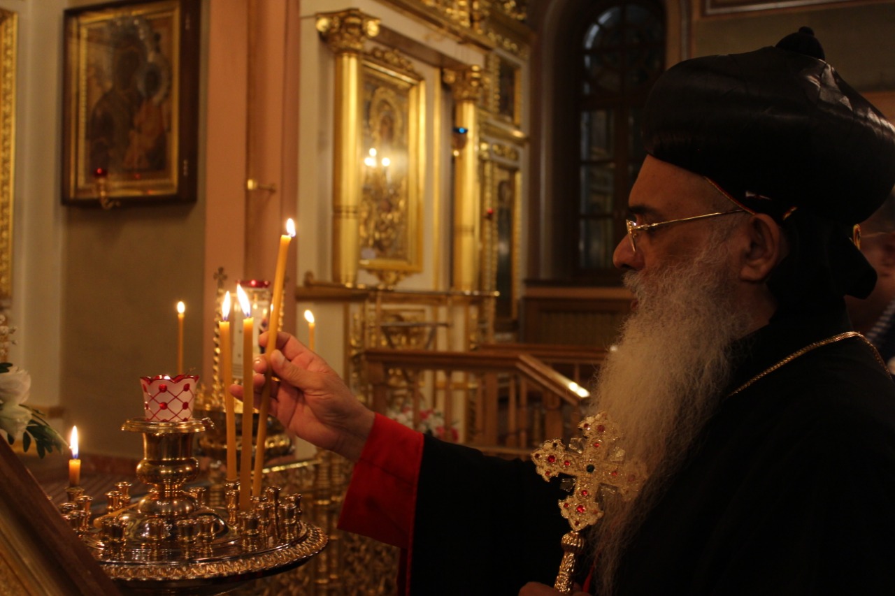 The Great Shepherd of Malankara, Prayerfully in Pokrovsky Monastery Chapel