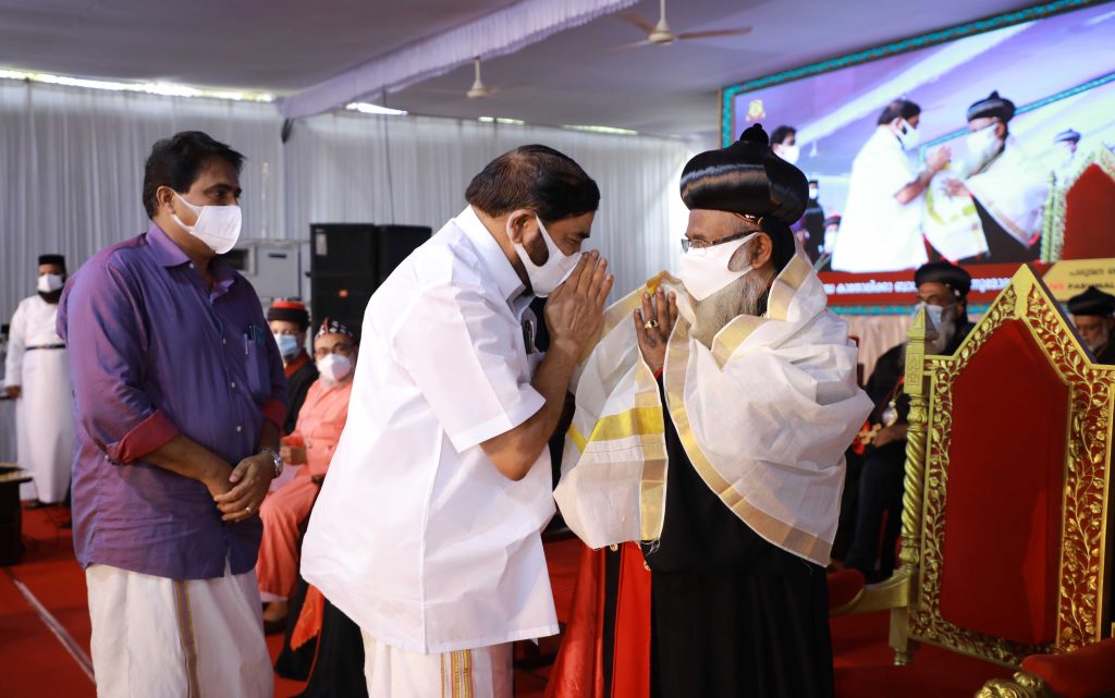 Reception to His Holiness Baselios Marthoma Mathews III
